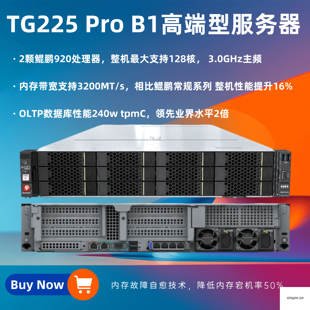 TG225 2U2路高端型服務(wù)器